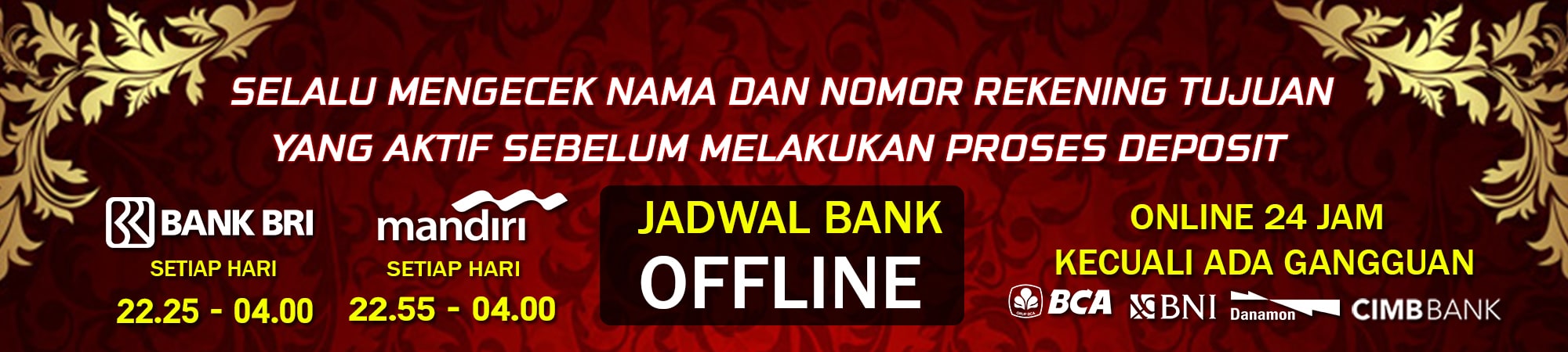 Jadwal Bank Judi Online Jadwal Bank Judi Online